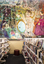 Installation view of a mural in a library