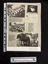 Two pages, back to back, from a magazine with black and white images, black and white photos, captions and text.  All images and photographs depict scenes of people taken during WWII.