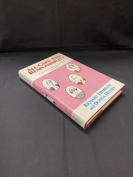 Illustrated hardcover book with dustjacket. Book has a maroon cover with abbreviated title, authors names and illustration of a nurse in gold print on spine. Dust jacket is pink with white panels at top and bottom. Title is printed in maroon and black ink on front top panel, and authors names printed in blue ink on bottom front panel. Four portrait sketches of various nurses in small white ovals appear on the pink area of both front and back covers. Abbreviated title and authors names are printed in black ink on spine, along with coloured illustration of nurse.