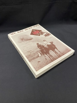 Cream coloured book with title printed in brown text across the top. Under the title is a large rectangle photo of a man and a woman riding two camels in Egypt in sepia tones. At the top of the image is a diamond with the subtitle printed inside, and inside that is a maroon rectangle with the author's name printed in white text. Next to this shape is an image of a gramaphone.