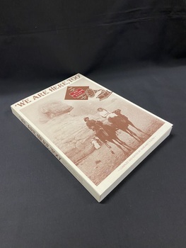 Cream coloured book with title printed in brown text across the top. Under the title is a large rectangle photo of a man and a woman riding two camels in Egypt in sepia tones. At the top of the image is a diamond with the subtitle printed inside, and inside that is a maroon rectangle with the author's name printed in white text. Next to this shape is an image of a gramaphone.