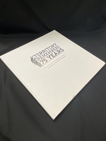 White hardcover book with the title and a hand-drawn image of a soldier printed in silver in the centre of the cover.