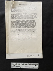 Document - Photocopy of a collection of documents and photographs, Australian Imperial Force, base records office, Ruby Vivien Carmichael, unknown