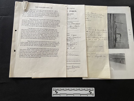 Shows the range of papers in the collection.