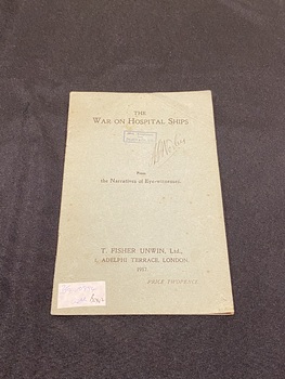 Thin green staple-bound booklet with black printed title and publication details on the cover.