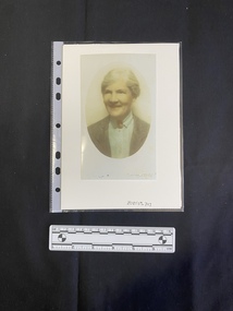 Colour photograph headshot of an older lady