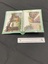 Sample page layout showing a coloured 4x6 photograph inside a plastic pocket on either side of a plastic spiral binding.