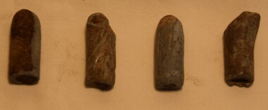 These bullets were used in a Marini Henry Rifle, calibre .577/450 used by the British Army from 1870.