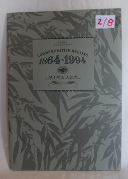 Commemorative booklet to honour the 130th Anniversary of the Shire of Buninyong.