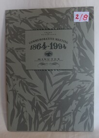 Commemorative booklet to honour the 130th Anniversary of the Shire of Buninyong.