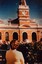 Turning on the Water celebration included speeches made from the steps of the Buninyong Shire Hall, including Sir Henry Bolte.