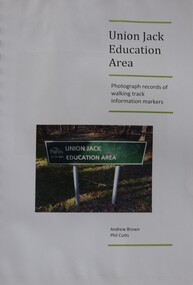 Booklet of information marker images used on the walking tracks in the Union Jack Education Reserve, Buninyong