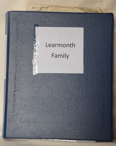 Folder of collection copies of documents relating to the Learmonth family and Buninyong.