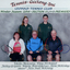 Premiership tennis players, some holding racquets