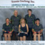 Premiership tennis team players holding racquets