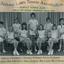 Premiership tennis team holding racquets