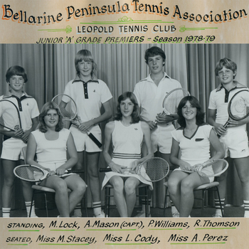Photograph of tennis players in premiership team