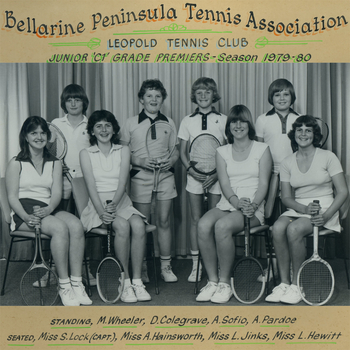 Photograph of tennis players in premiership team