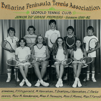 Photograph of tennis players in premiership team