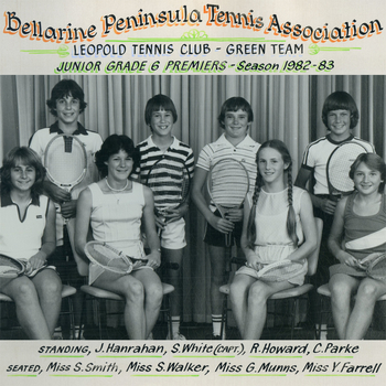 Photograph of tennis players in premiership team