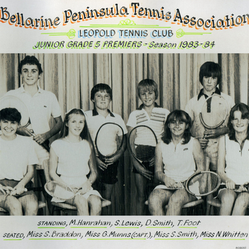 Photograph of tennis players in premiership team