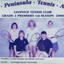 Photograph of tennis players in premiership team