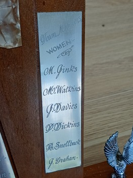 Close up of Womens team members
