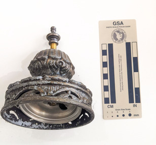 Decorative brass light fitting