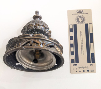 Decorative brass light fitting
