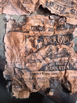 Photo of the pamphlet found in situ at Warracknabeal Court House.