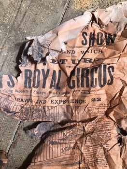 Photo of the pamphlet found in situ at Warracknabeal Court House.