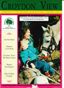 Work on paper (sub-item) - Croydon View news letter from Croydon City Council, 1994 Croydon canopy tree information