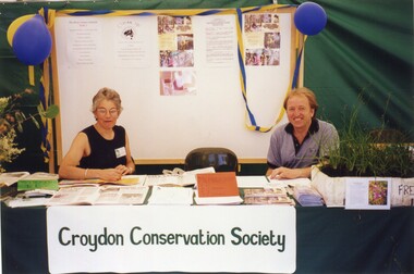 Photograph, Croydon Conservation Society display at Croydon Festival 22 February 1999