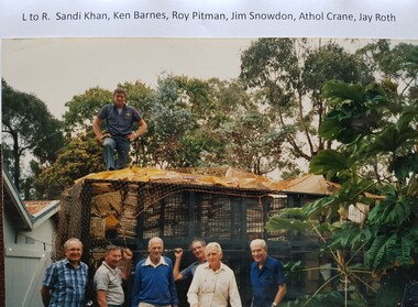 Photograph, Original members of the Newspaper stackers - Croydon