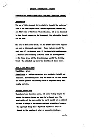 Document, Town Park (South) - submission to Council re land use - date unknown