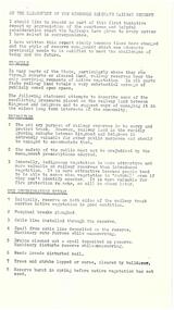 Document, Report into management of the Ringwood Belgrave Railway Reserve by G. Edwards dated 10 February 1975