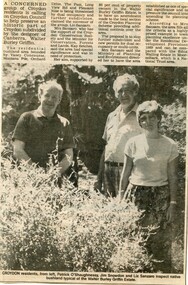 Newspaper, Article ' Residents bid to save estate's historic value' 6 December 1989