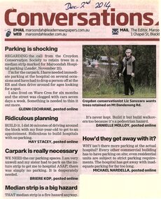 Newspaper, Conversations in Maroondah Leader newspaper, 2 December 2014
