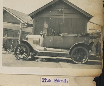 Photograph - Ford motor car, 1920s