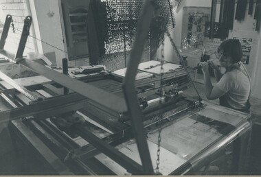 Photograph - Red Letter Press, Brunswick, Tanya McIntyre, 1984