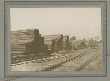 Photograph - Moreland Timber Yard, 1900c
