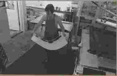 Photograph - Screen Printing, Red Letter Press, Brunswick, Tanya McIntyre, 1984
