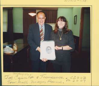 Photograph - Francesca Folk Scolaro  and Joe Caputo, 1985c