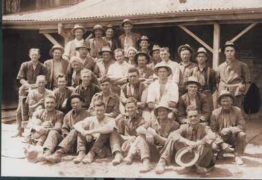 Photograph - Hoffman Brickworks staff, 1920c