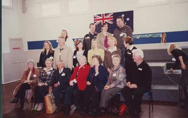 Photograph - Family members at reunion of descendants of Edward Kennedy and Mary Jane McDermott of Brunswick and Coburg, St Margaret Mary's, North Brunswick, 8 Jul 2007