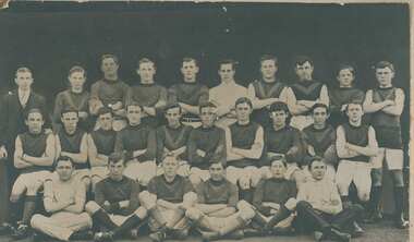 Photograph - Football team, probably Brunswick, 1891c - 1901c