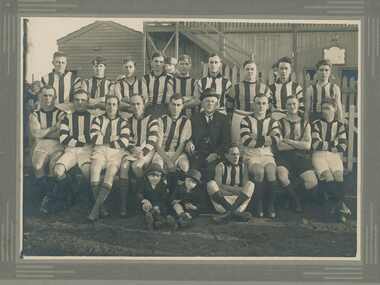 Photograph - Unnamed football team (Brunswick Football Club), 1920s?