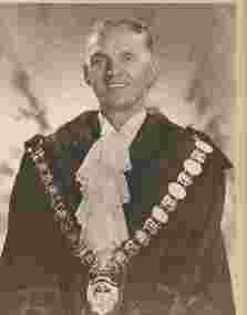 Photograph - Studio portrait of W E Egginton, Mayor of Brunswick 1950-51