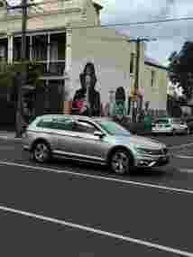 Photograph - Wall art at the corner of Cassels Road and Moreland Road, Brunswick, 7 Oct 2019
