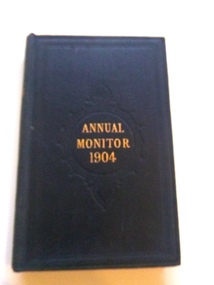 Journal - ANNUAL MONITOR, Society of Friends, ANNUAL MONITOR FOR 1860 : or obituary of the members of the society of friends in great britain and ireland, for the year 1860, 1860